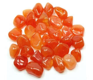 Red Orange Polished Pebbles | GreenPlanet Kerala